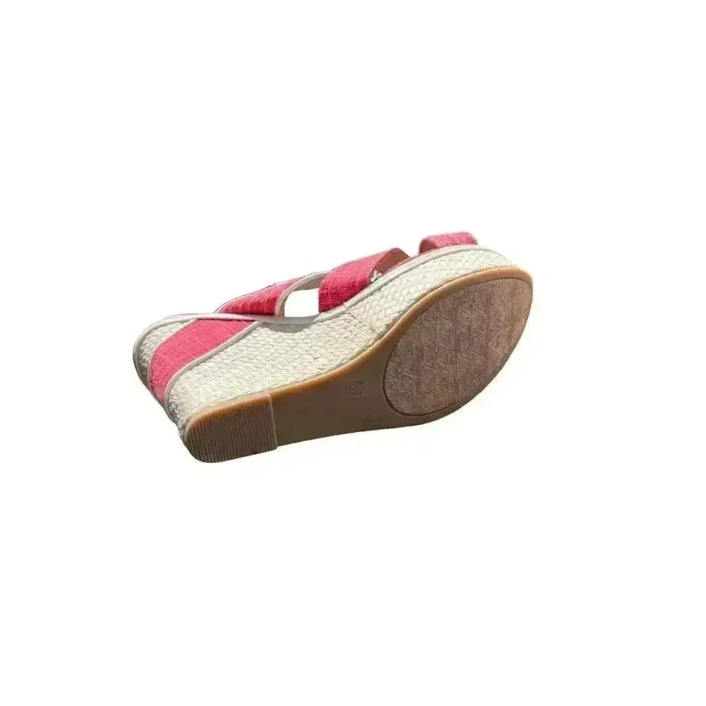 Womens Chinese Laundry Come Together Cork Wedge Sandals US SZ 10